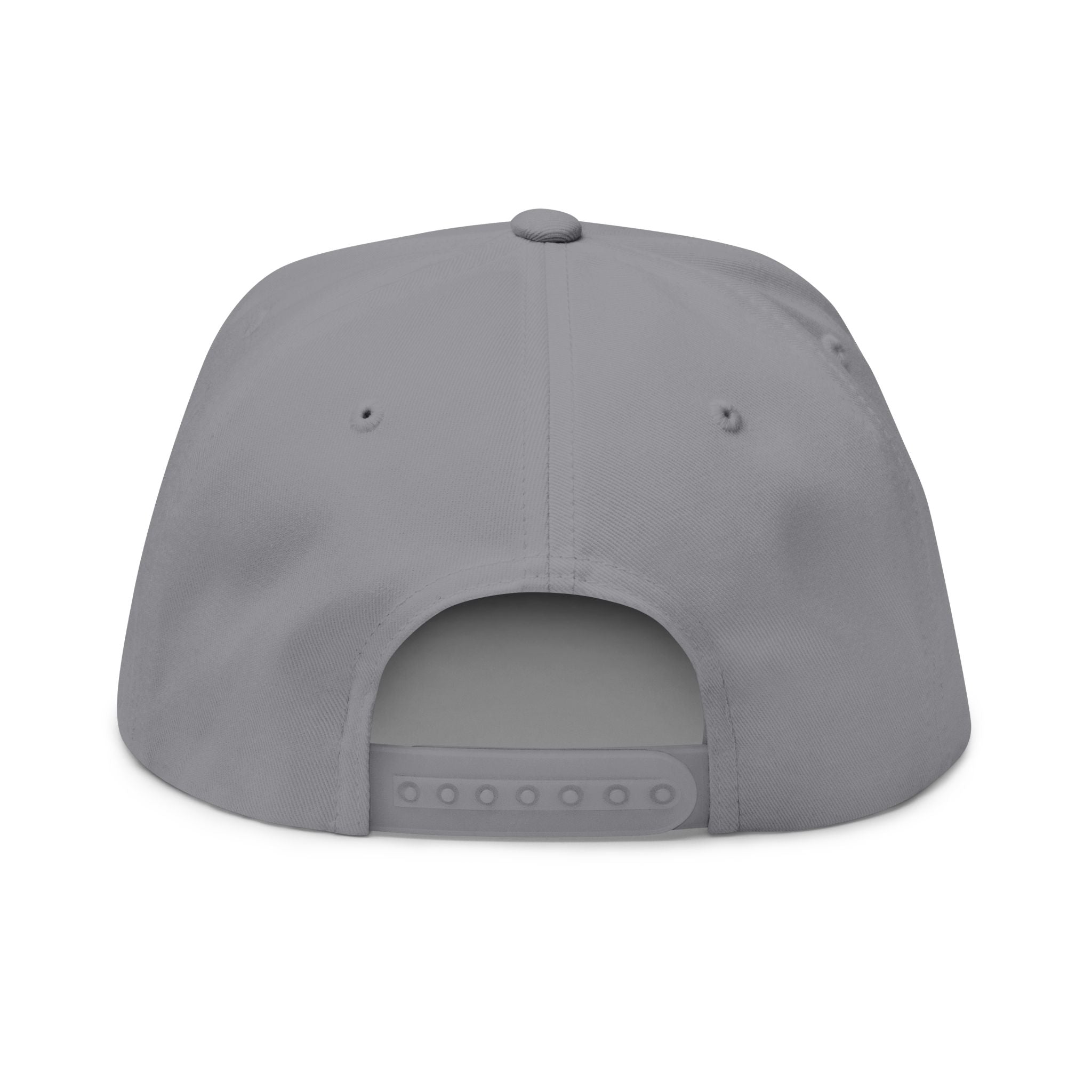 Embroidered Clova Flat Bill Cap